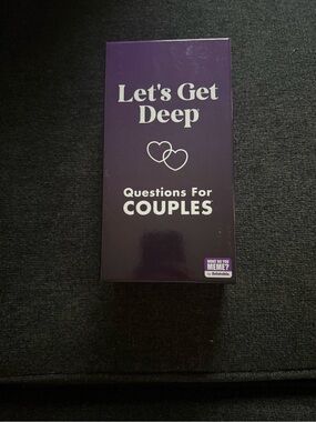 Let's Get Deep - Questions for Couples (Purple)